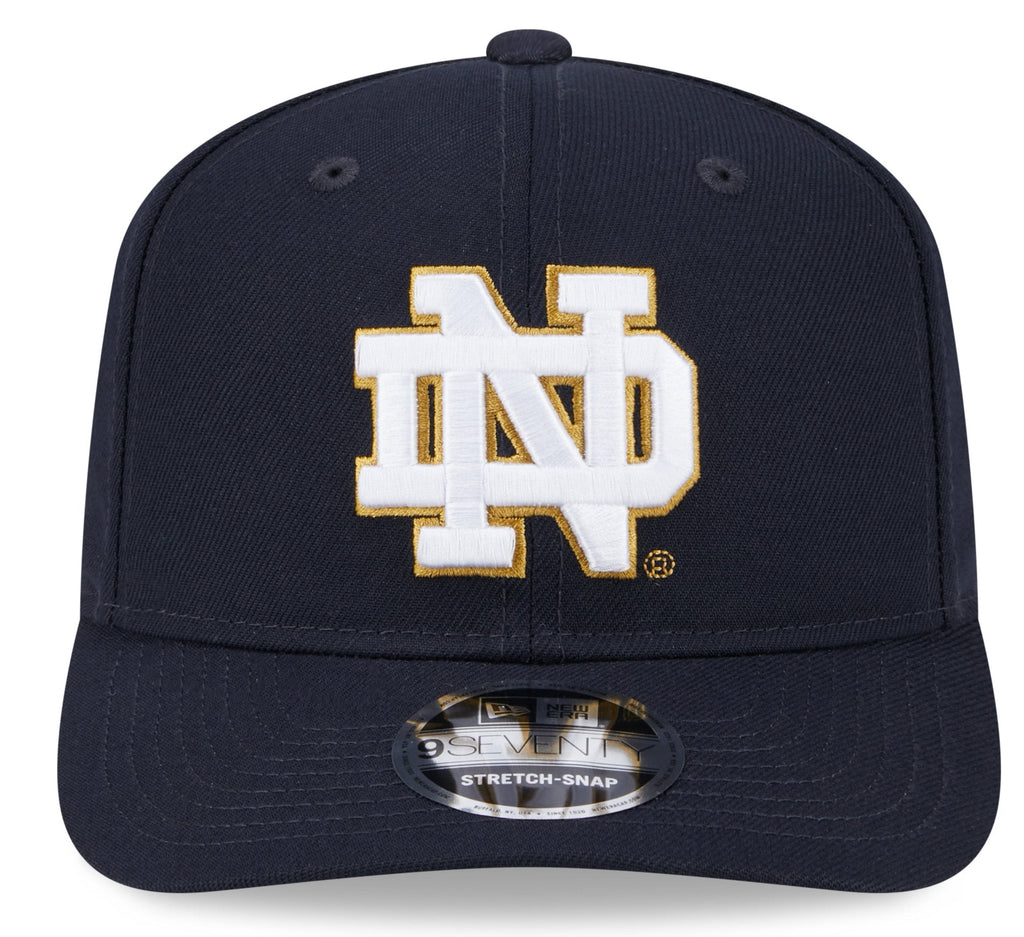 Notre Dame Fighting Irish New Era Navy 9SEVENTY Adjustable Hat product image 2, provided for visual reference and product