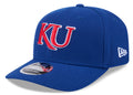 Kansas Jayhawks New Era Blue 9SEVENTY Adjustable Hat product image 1, provided for visual reference and product detail review