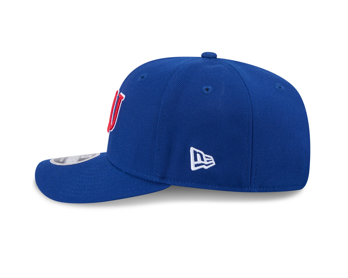Kansas Jayhawks New Era Blue 9SEVENTY Adjustable Hat product image 5, provided for visual reference and product detail review