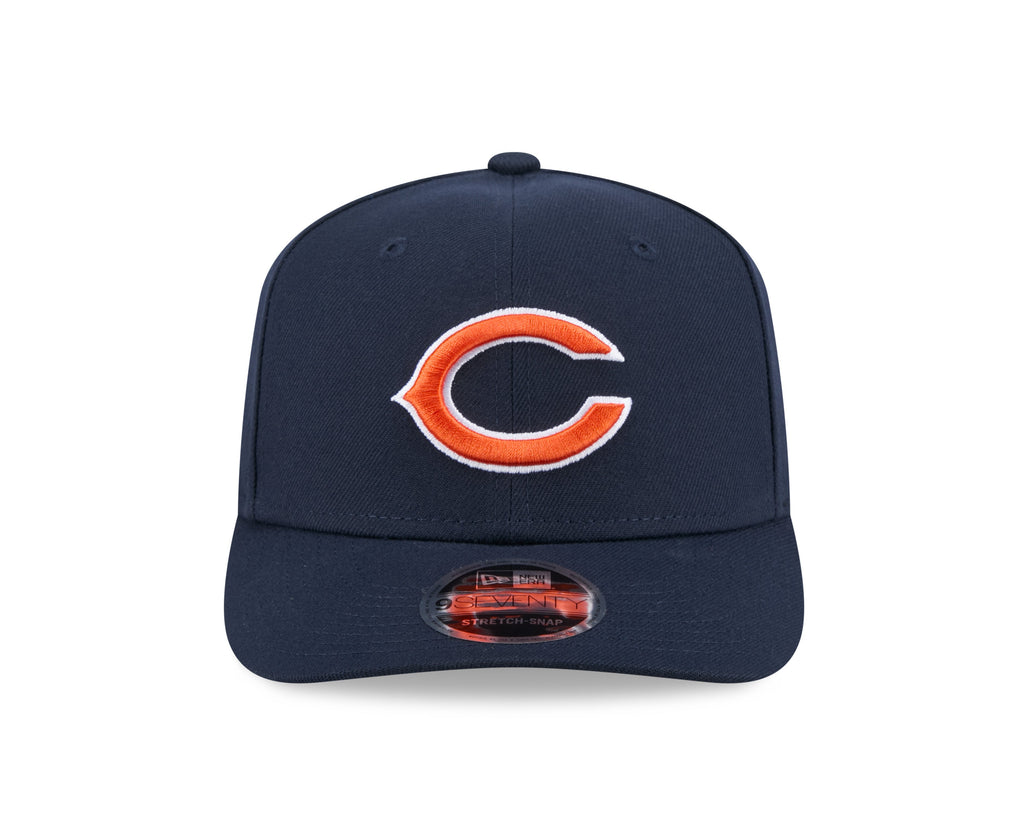 Chicago Bears New Era 9SEVENTY Navy Secondary Logo Adjustable Cap product image 2, provided for visual reference and product