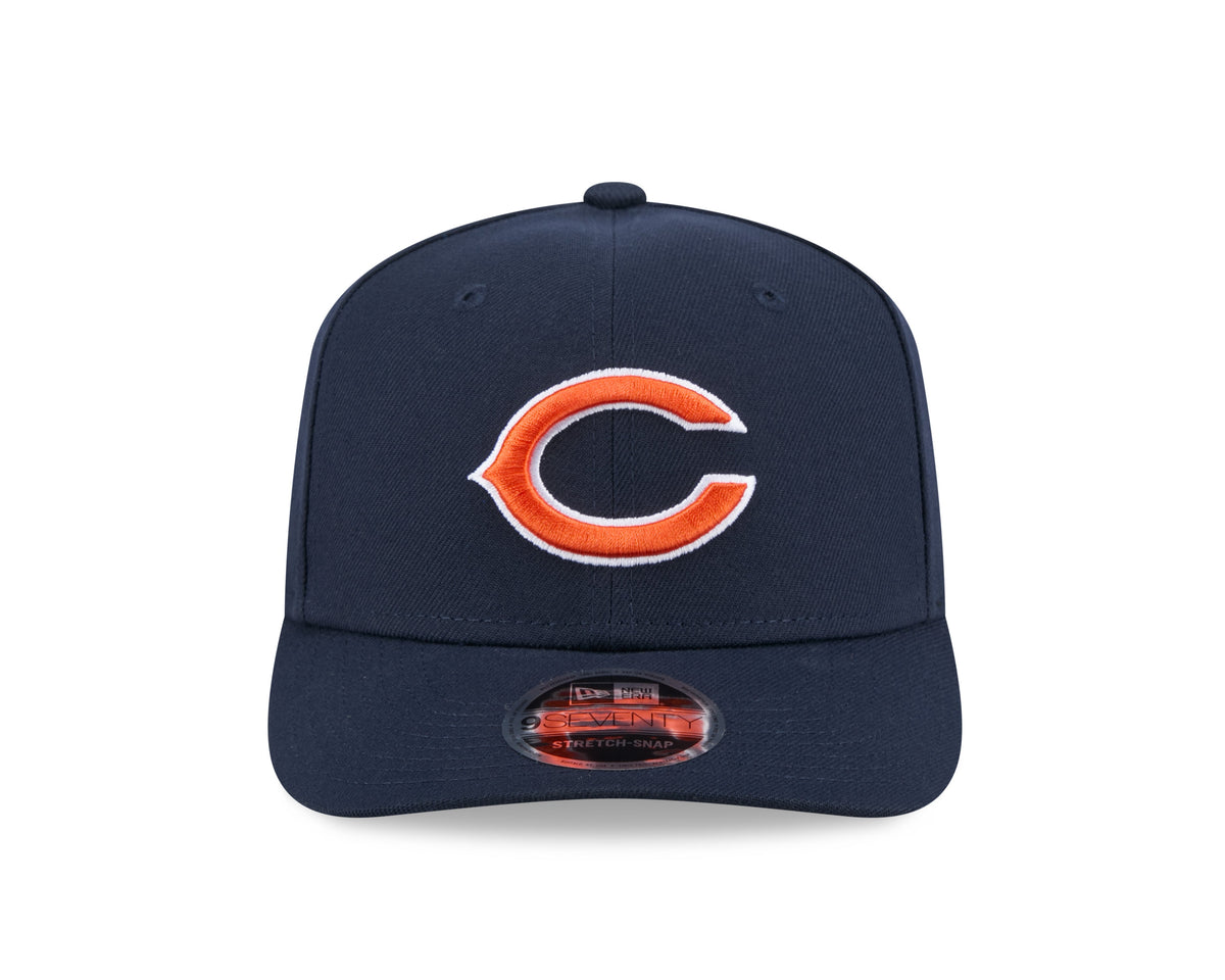 Chicago Bears New Era 9SEVENTY Navy Secondary Logo Adjustable Cap product image 2, provided for visual reference and product