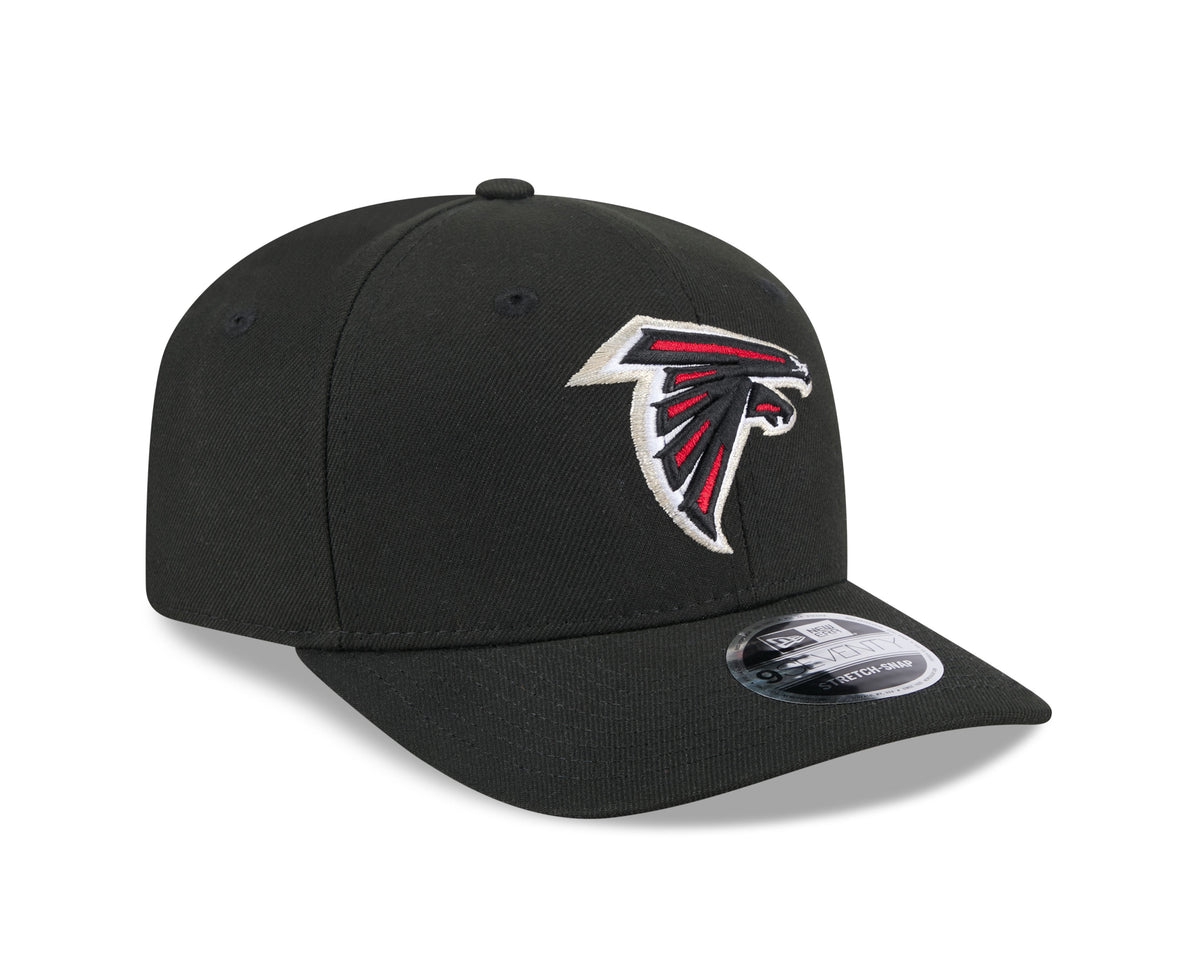 Atlanta Falcons New Era Black 9SEVENTY Adjustable Hat product image 2, provided for visual reference and product detail