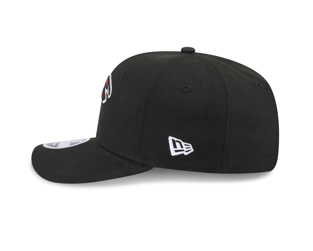 Atlanta Falcons New Era Black 9SEVENTY Adjustable Hat product image 4, provided for visual reference and product detail