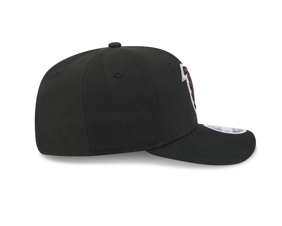 Atlanta Falcons New Era Black 9SEVENTY Adjustable Hat product image 6, provided for visual reference and product detail