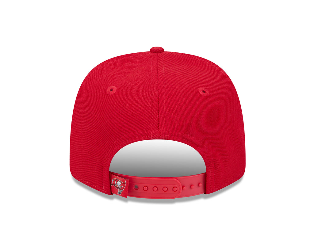 Tampa Bay Buccaneers New Era Red 9SEVENTY Adjustable Hat product image 6, provided for visual reference and product detail