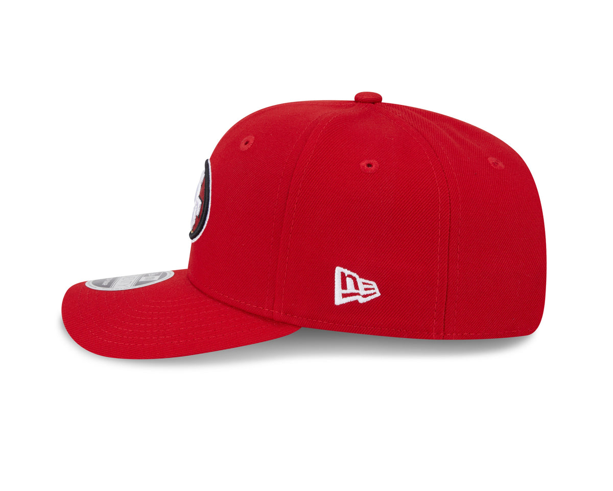 San Francisco 49ers New Era Red 9SEVENTY Adjustable Hat product image 4, provided for visual reference and product detail
