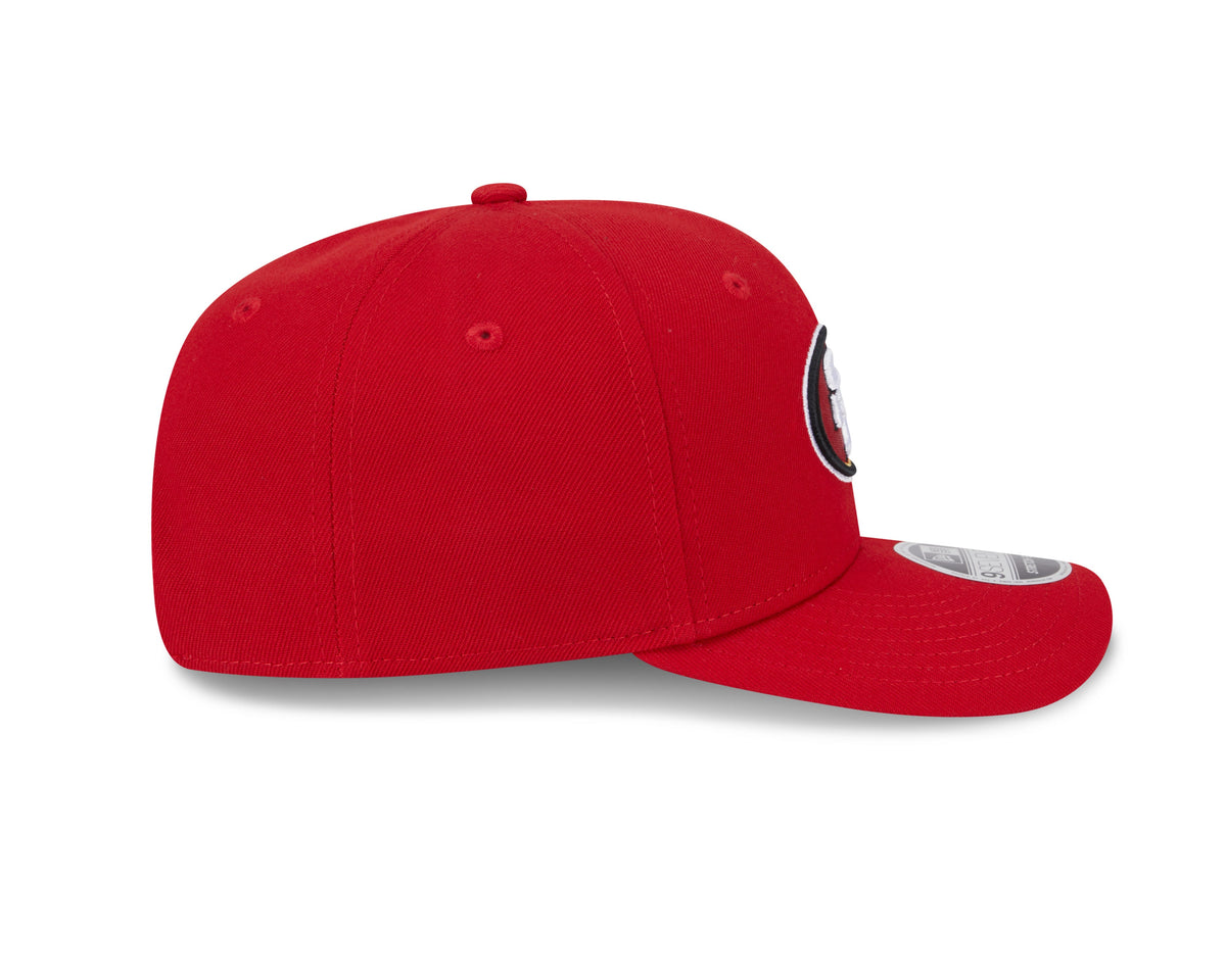 San Francisco 49ers New Era Red 9SEVENTY Adjustable Hat product image 5, provided for visual reference and product detail