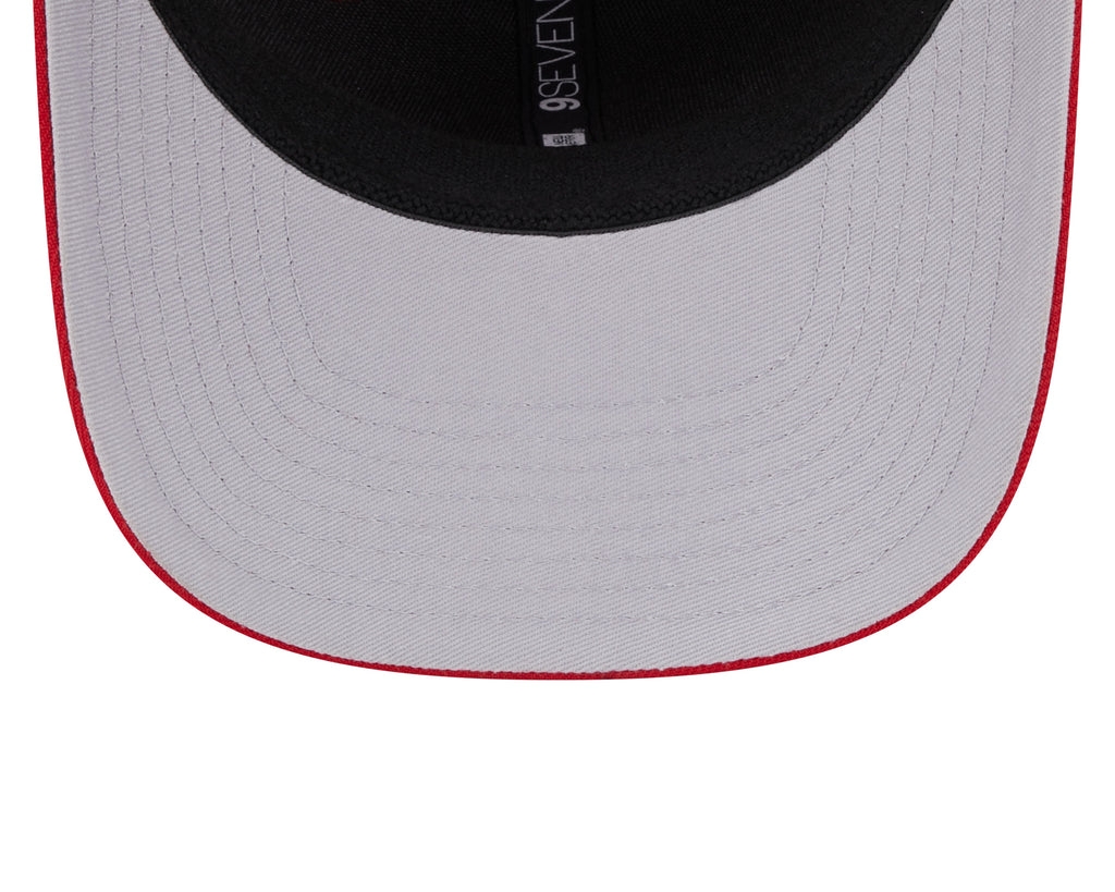 San Francisco 49ers New Era Red 9SEVENTY Adjustable Hat product image 7, provided for visual reference and product detail