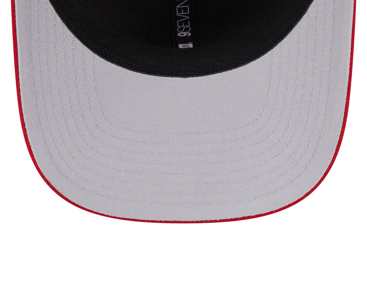 San Francisco 49ers New Era Red 9SEVENTY Adjustable Hat product image 7, provided for visual reference and product detail