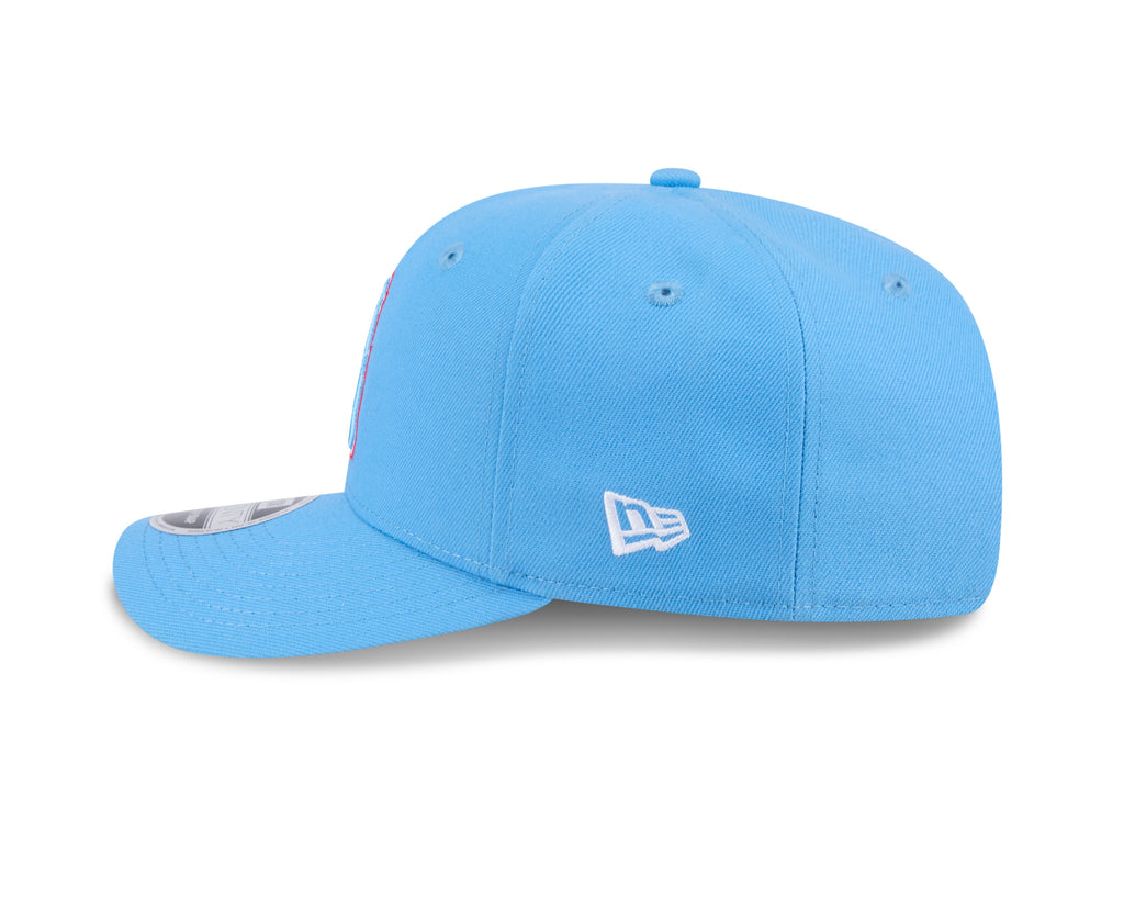 Houston Oilers New Era Sky Blue 9SEVENTY Adjustable Hat product image 4, provided for visual reference and product detail