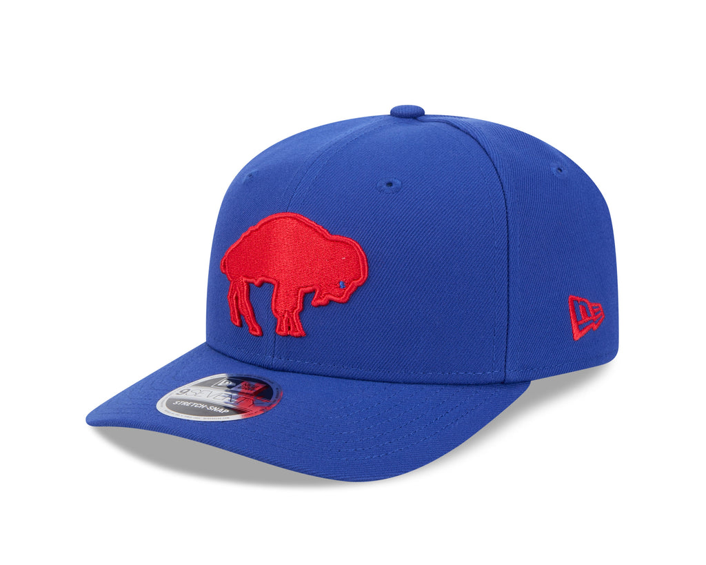 Buffalo Bills New Era Royal Blue Throwback 9SEVENTY Adjustable Hat product image 1, provided for visual reference and