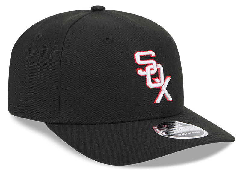 Chicago White Sox Cooperstown 59 New Era Black 9SEVENTY Adjustable Hat product image 3, provided for visual reference and