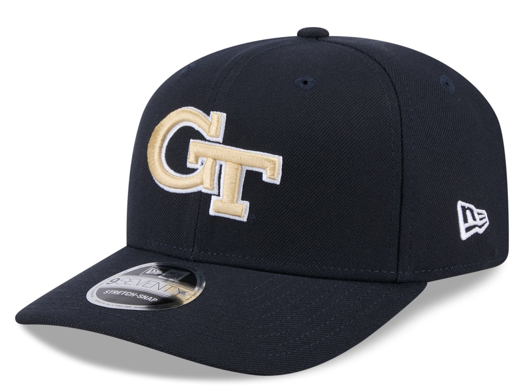 Georgia Tech Yellow Jackets New Era Navy 9SEVENTY Adjustable Hat product image 1, provided for visual reference and product