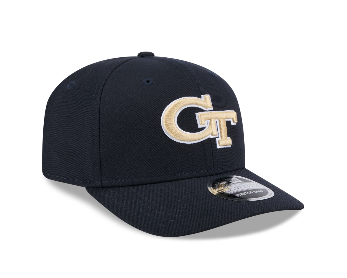 Georgia Tech Yellow Jackets New Era Navy 9SEVENTY Adjustable Hat product image 3, provided for visual reference and product