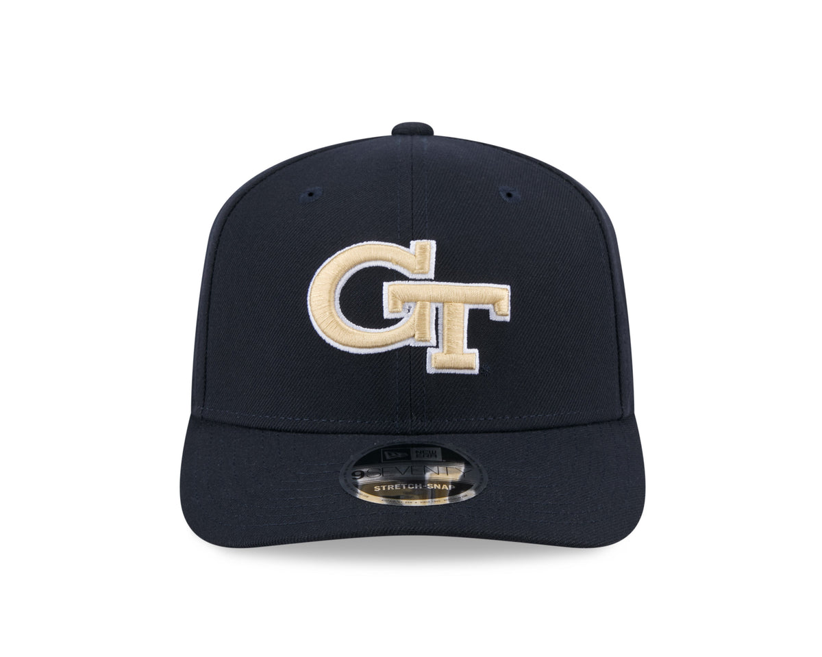 Georgia Tech Yellow Jackets New Era Navy 9SEVENTY Adjustable Hat product image 2, provided for visual reference and product