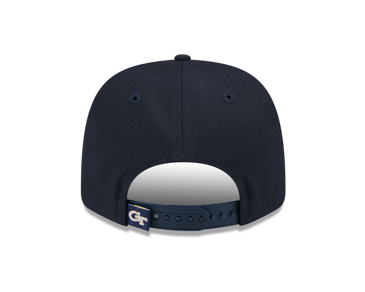 Georgia Tech Yellow Jackets New Era Navy 9SEVENTY Adjustable Hat product image 6, provided for visual reference and product