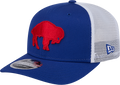 Buffalo Bills New Era Royal Throwback 9SEVENTY Trucker Adjustable Hat product image 1, provided for visual reference and