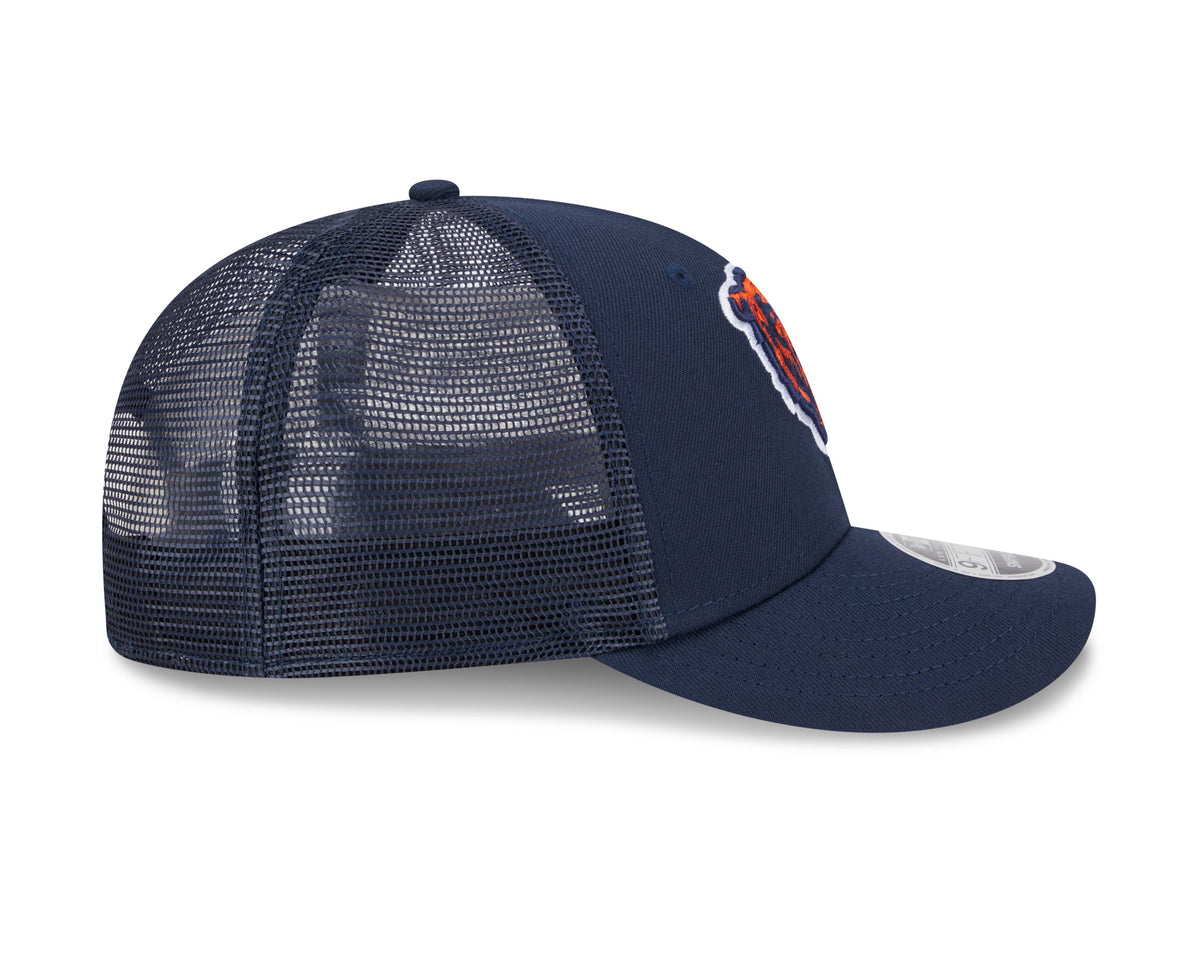 Chicago Bears New Era Navy Primary Low Profile Trucker 9FIFTY Adjustable Hat for Men product image 5, provided for visual