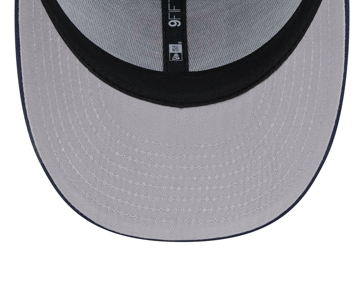 Chicago Bears New Era Navy Primary Low Profile Trucker 9FIFTY Adjustable Hat for Men product image 7, provided for visual