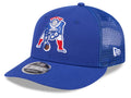 New Era New England Patriots Retro Royal Low Profile Trucker 9FIFTY Hat for Men product image 1, provided for visual