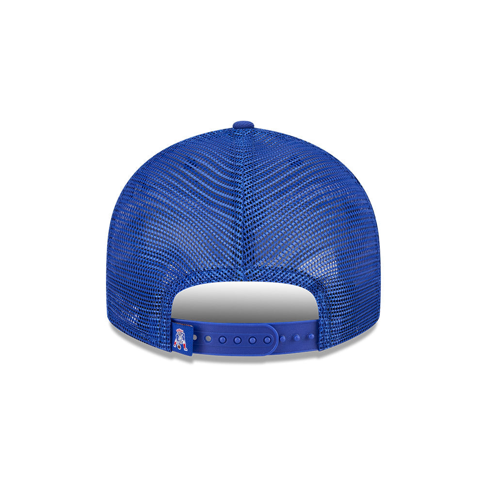 New Era New England Patriots Retro Royal Low Profile Trucker 9FIFTY Hat for Men product image 4, provided for visual