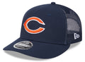 Chicago Bears New Era Navy Low Profile Trucker 9FIFTY Adjustable Hat for Men product image 1, provided for visual reference