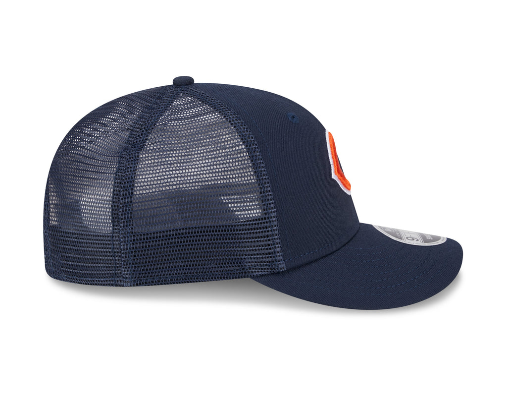 Chicago Bears New Era Navy Low Profile Trucker 9FIFTY Adjustable Hat for Men product image 5, provided for visual reference