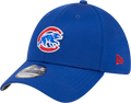 MLB Chicago Cubs New Era Mid Perf 39THIRTY Flex Fit Hat - Blue product image 1, provided for visual reference and product