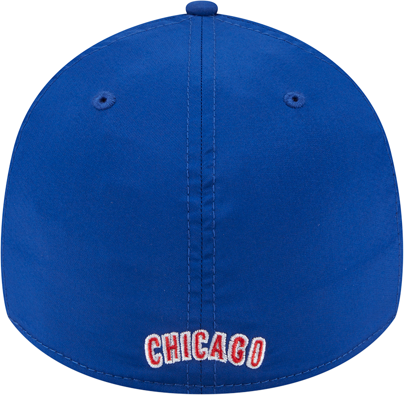 MLB Chicago Cubs New Era Mid Perf 39THIRTY Flex Fit Hat - Blue product image 6, provided for visual reference and product