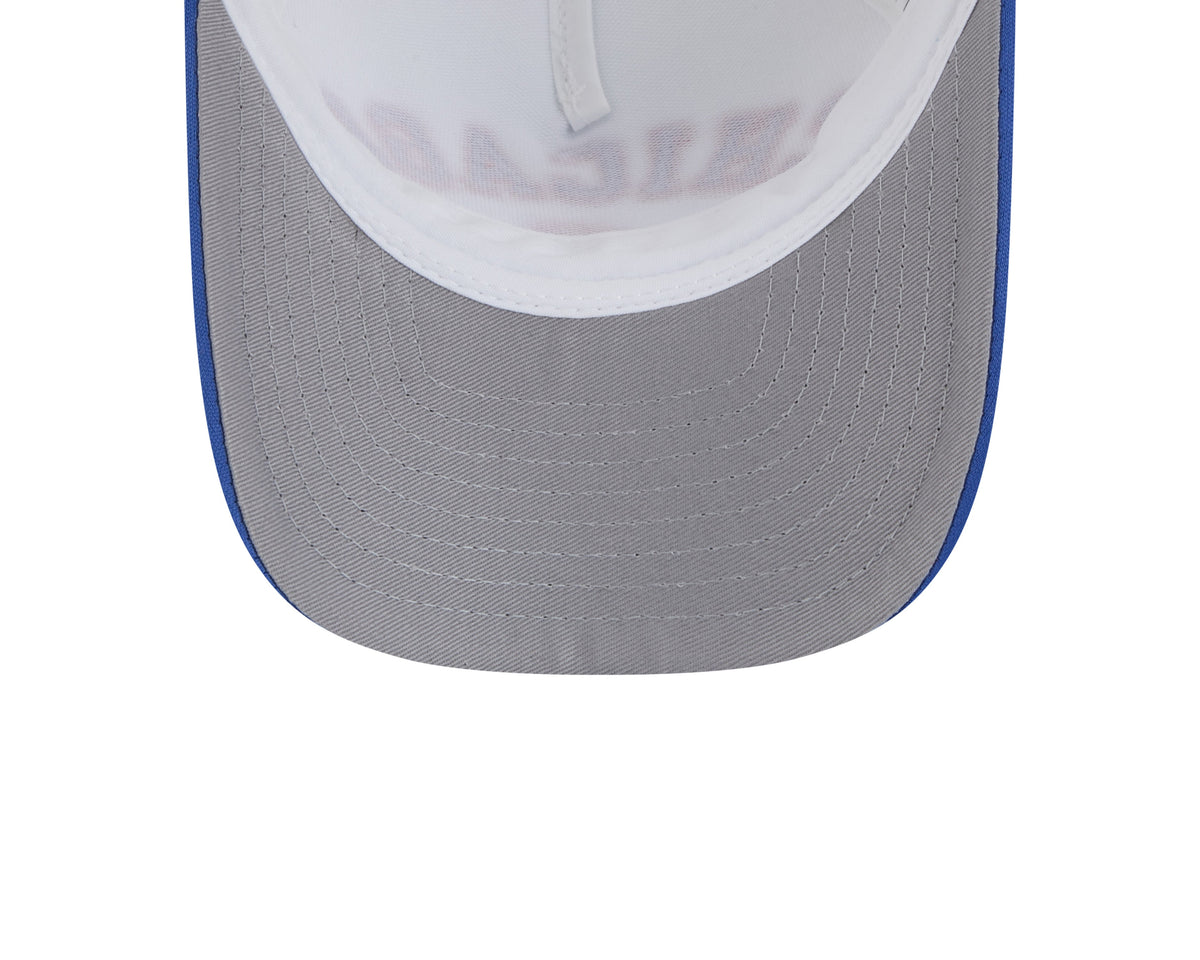 Chicago Cubs 2 Tone Chrome/Royal New Era 9FORTY M-Crown Trucker Adjustable Hat product image 7, provided for visual