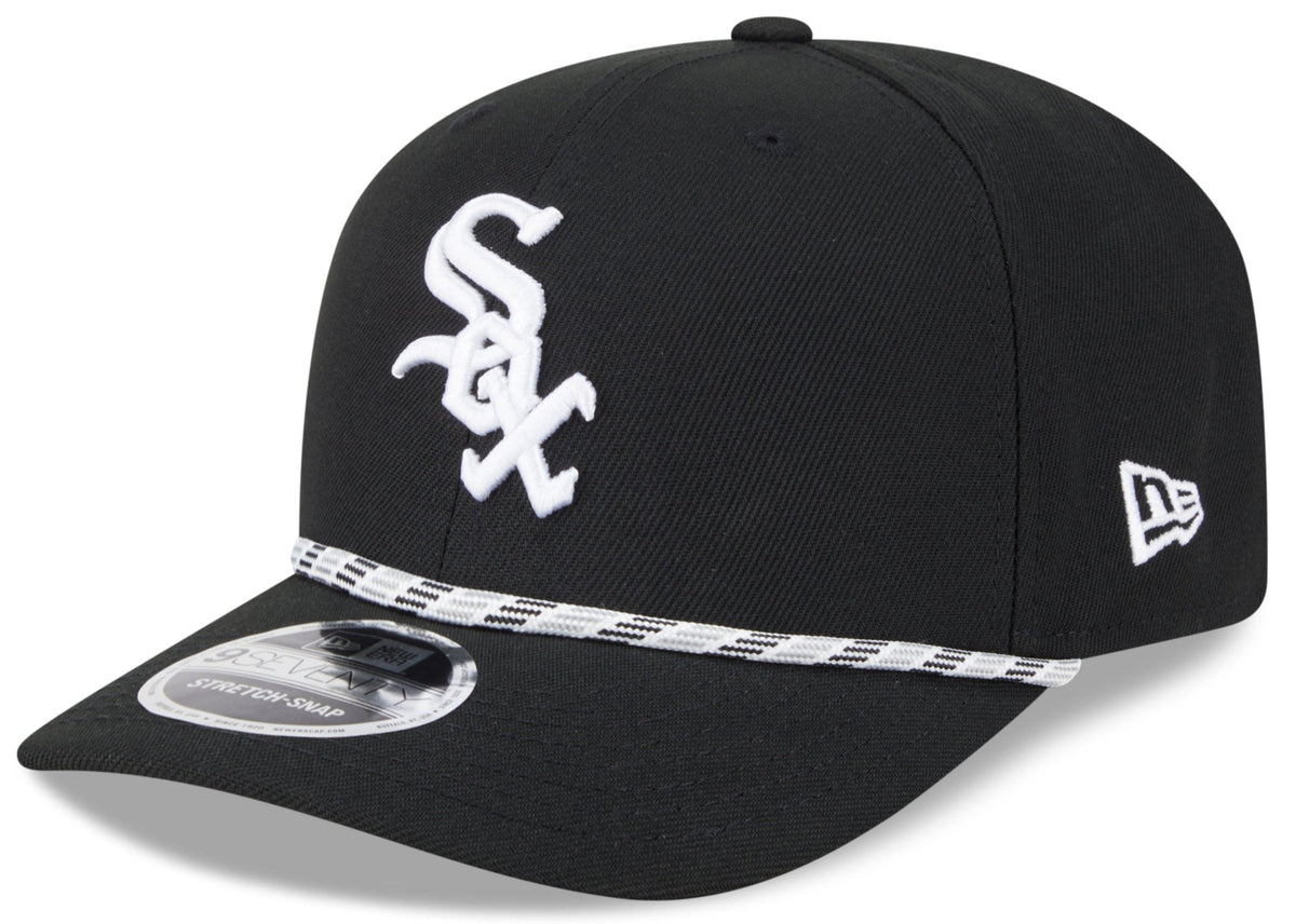 Chicago White Sox New Era Black Multi Rope 9SEVENTY Stretch Snap Adjustable Hat product image 1, provided for visual