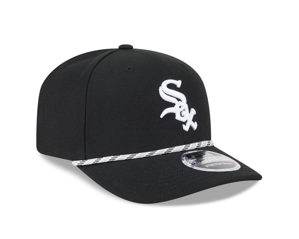Chicago White Sox New Era Black Multi Rope 9SEVENTY Stretch Snap Adjustable Hat product image 3, provided for visual