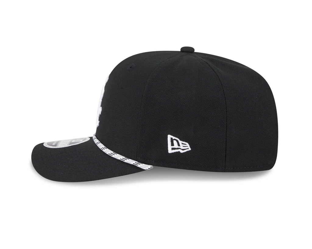 Chicago White Sox New Era Black Multi Rope 9SEVENTY Stretch Snap Adjustable Hat product image 5, provided for visual