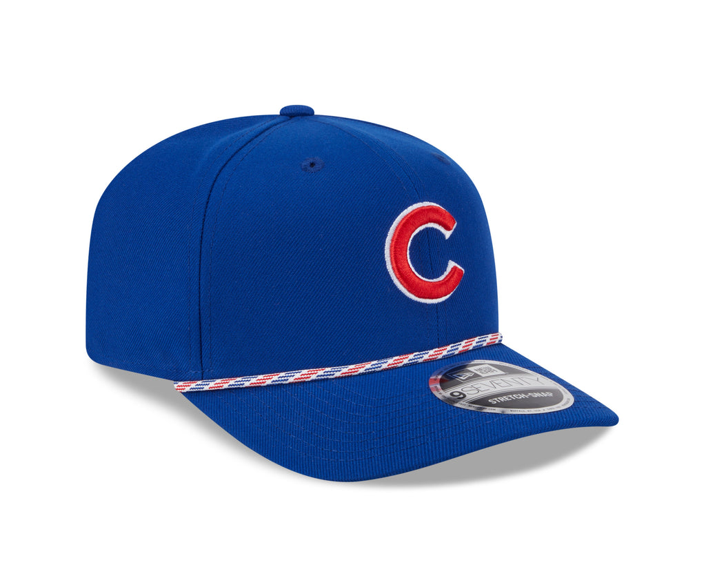 Chicago Cubs New Era Royal Blue Multi Rope 9SEVENTY Stretch Snap Adjustable Hat product image 3, provided for visual