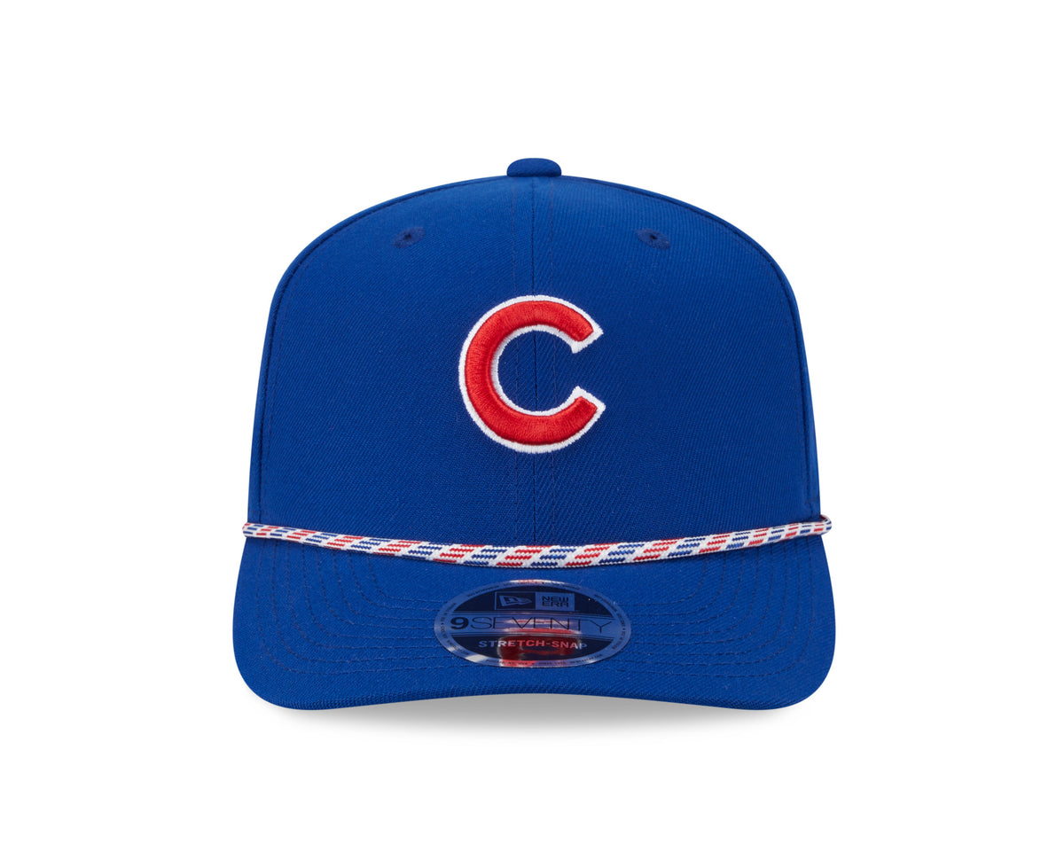 Chicago Cubs New Era Royal Blue Multi Rope 9SEVENTY Stretch Snap Adjustable Hat product image 2, provided for visual