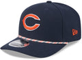 Chicago Bears New Era Navy Multi Rope 9SEVENTY Stretch Snap Adjustable Hat product image 1, provided for visual reference