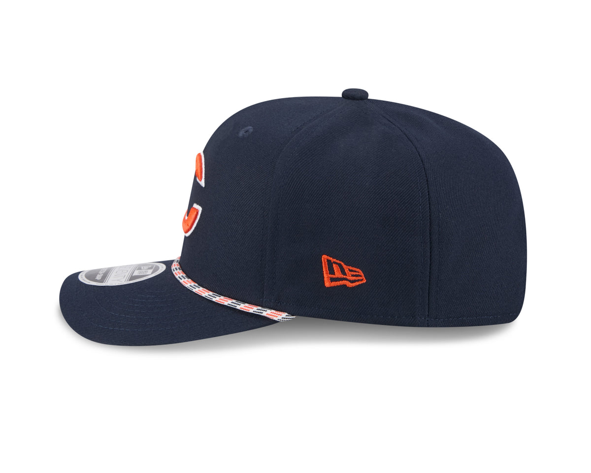 Chicago Bears New Era Navy Multi Rope 9SEVENTY Stretch Snap Adjustable Hat product image 4, provided for visual reference