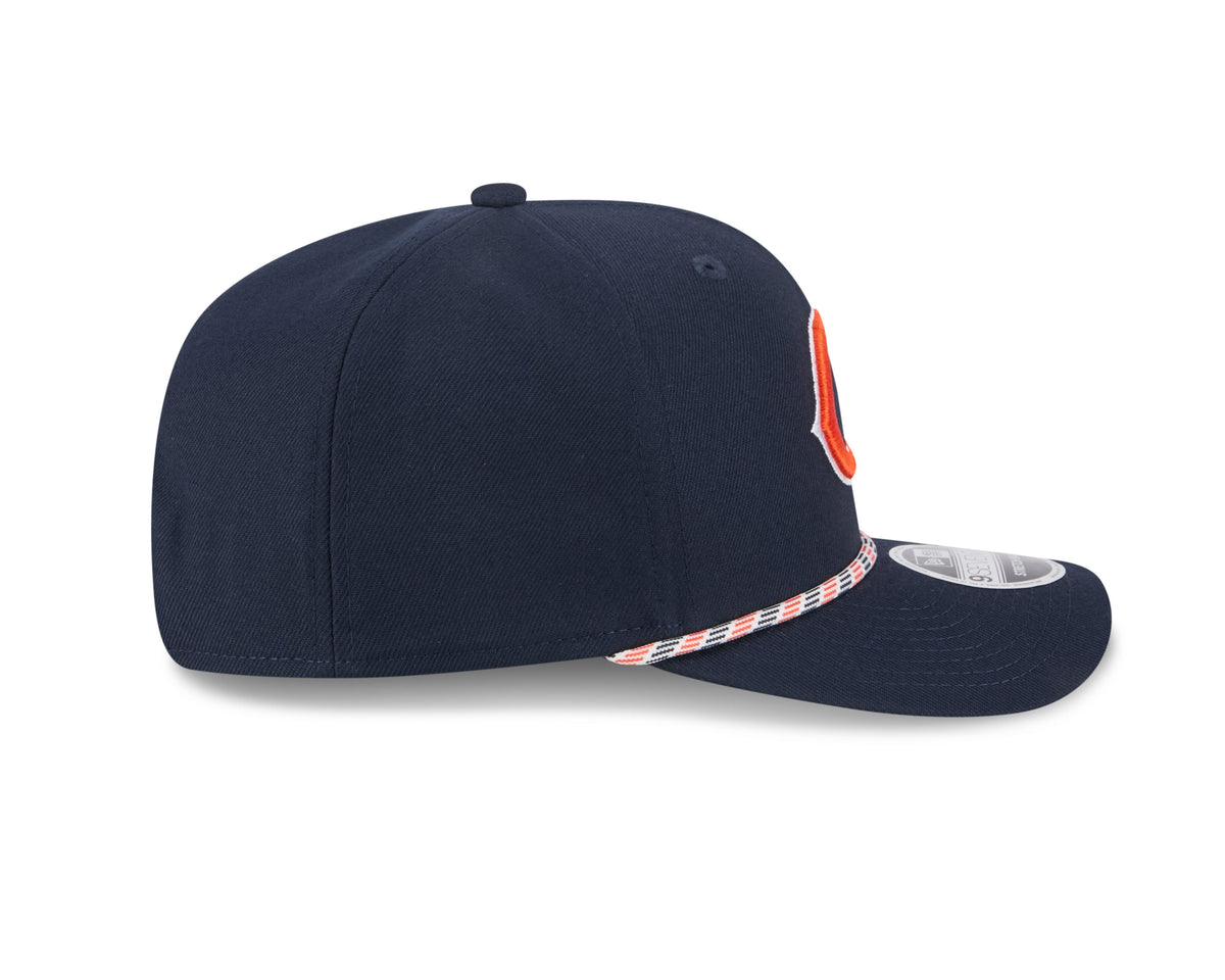 Chicago Bears New Era Navy Multi Rope 9SEVENTY Stretch Snap Adjustable Hat product image 6, provided for visual reference