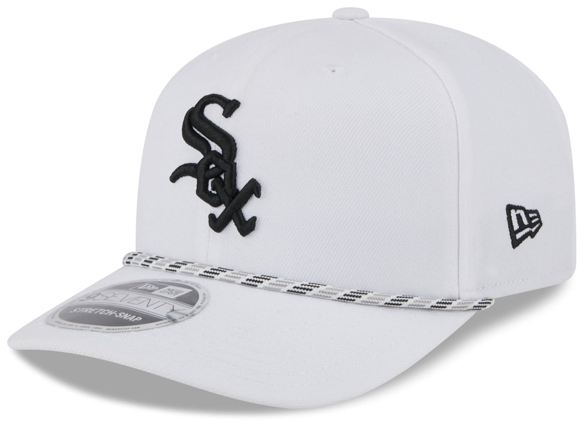 Chicago White Sox New Era White Multi Rope 9SEVENTY Stretch Snap Adjustable Hat product image 1, provided for visual