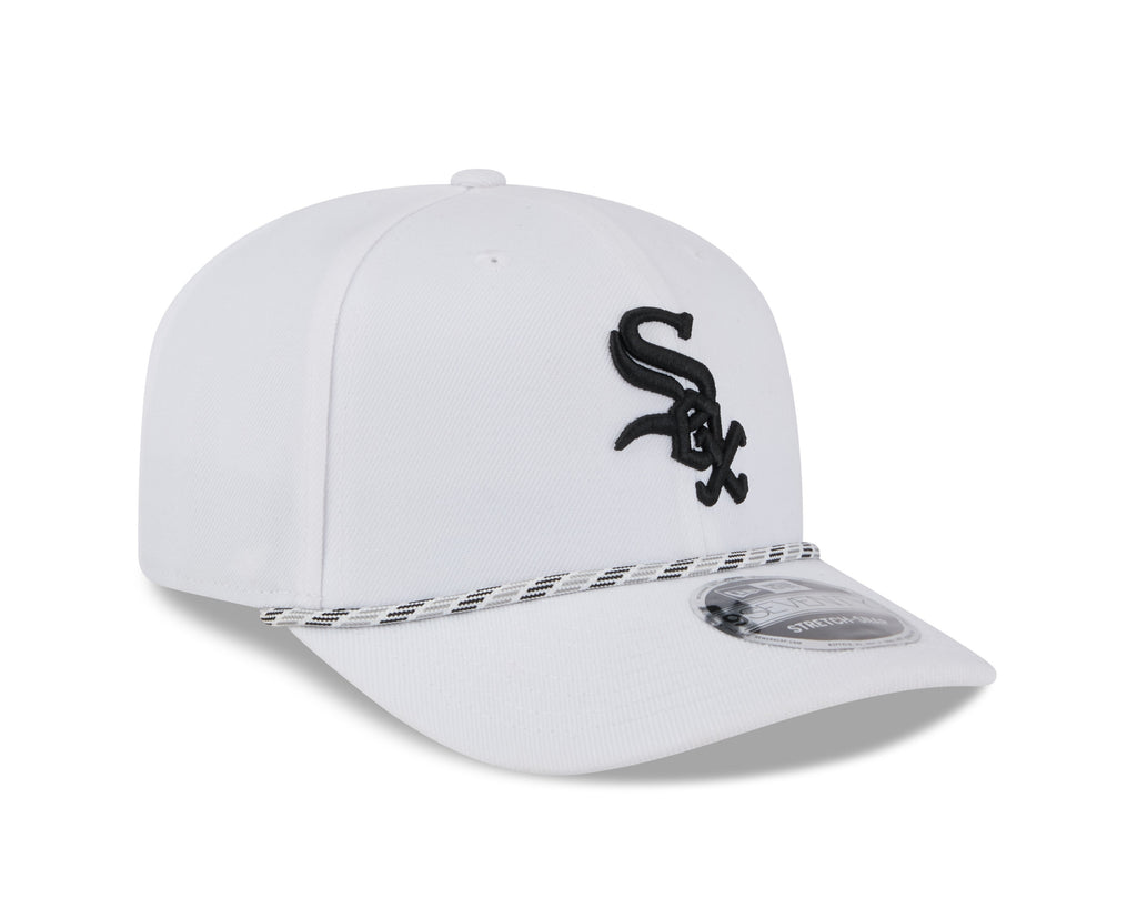 Chicago White Sox New Era White Multi Rope 9SEVENTY Stretch Snap Adjustable Hat product image 3, provided for visual