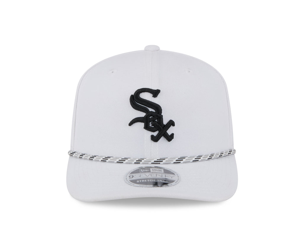 Chicago White Sox New Era White Multi Rope 9SEVENTY Stretch Snap Adjustable Hat product image 2, provided for visual