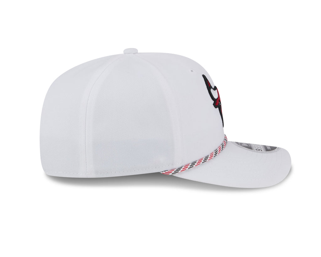 Chicago Bulls New Era White Multi Rope 9SEVENTY Stretch Snap Adjustable Hat product image 4, provided for visual reference