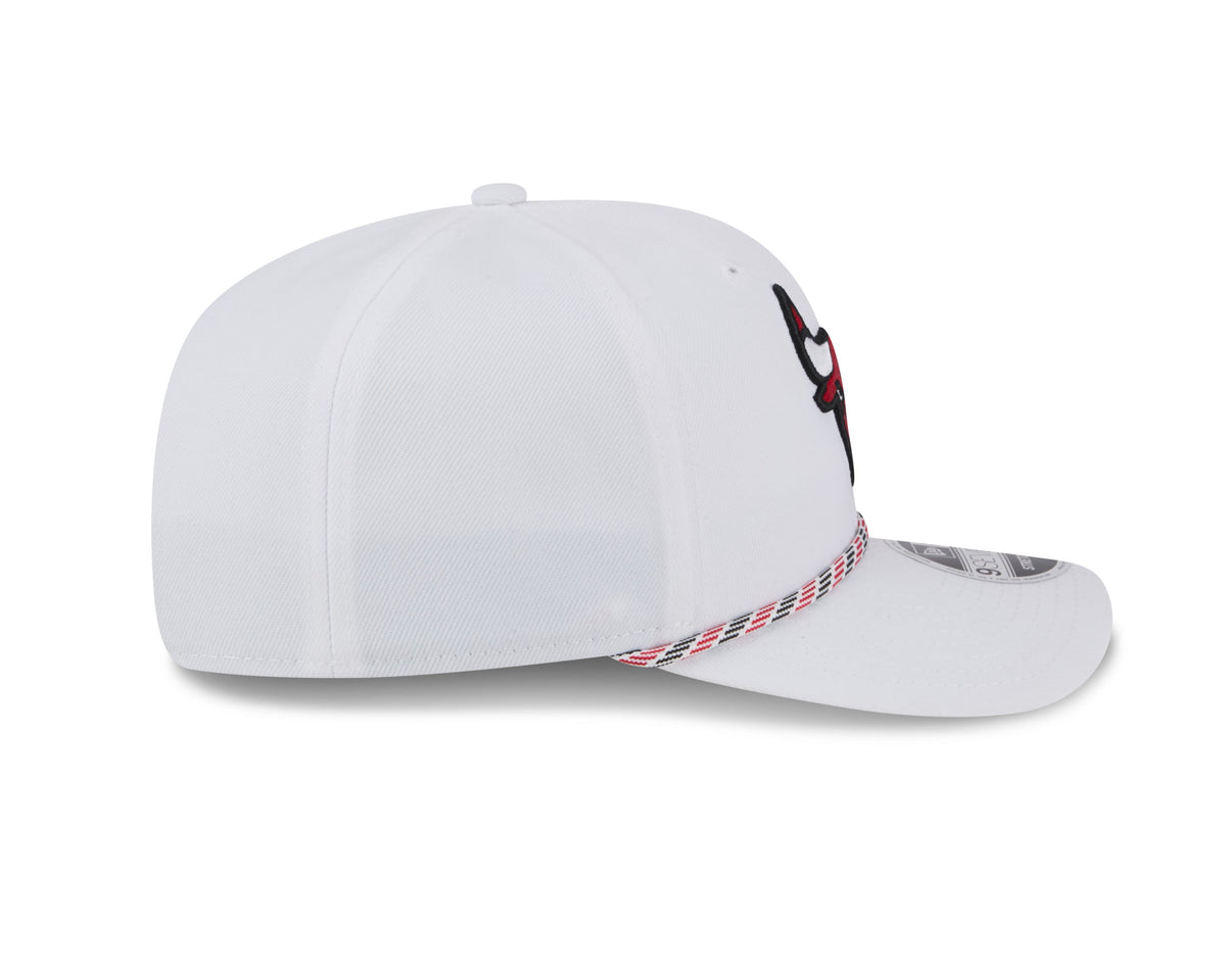 Chicago Bulls New Era White Multi Rope 9SEVENTY Stretch Snap Adjustable Hat product image 4, provided for visual reference
