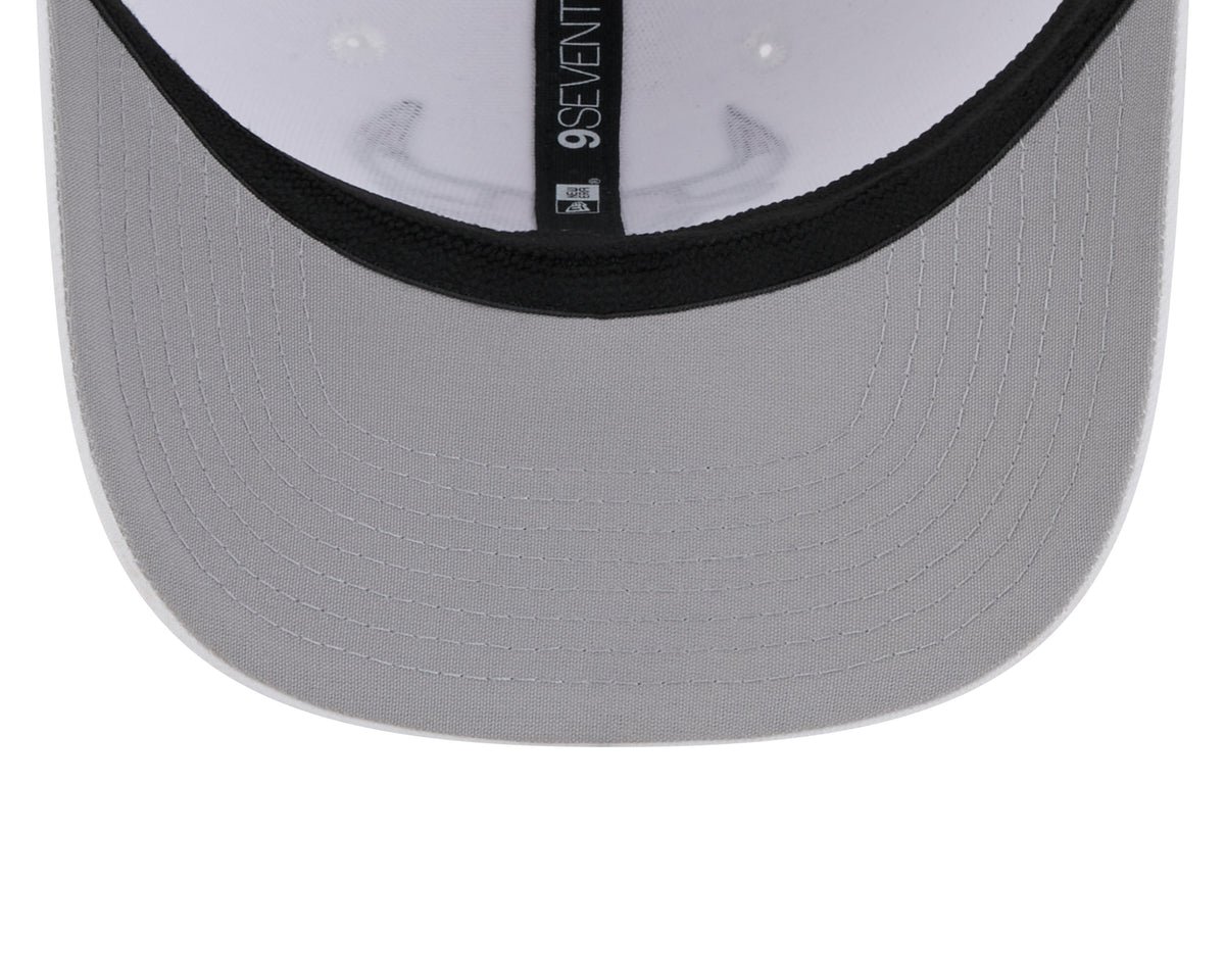 Chicago Bulls New Era White Multi Rope 9SEVENTY Stretch Snap Adjustable Hat product image 7, provided for visual reference