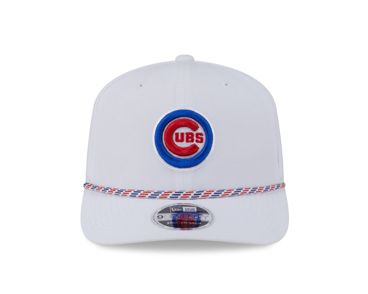 Chicago Cubs New Era White Bullseye Multi Rope 9SEVENTY Stretch Snap Adjustable Hat product image 2, provided for visual