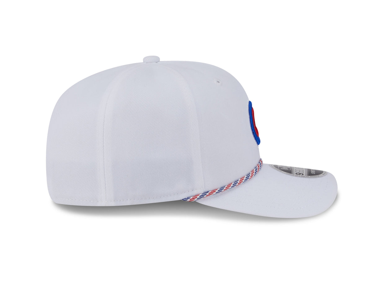 Chicago Cubs New Era White Bullseye Multi Rope 9SEVENTY Stretch Snap Adjustable Hat product image 4, provided for visual