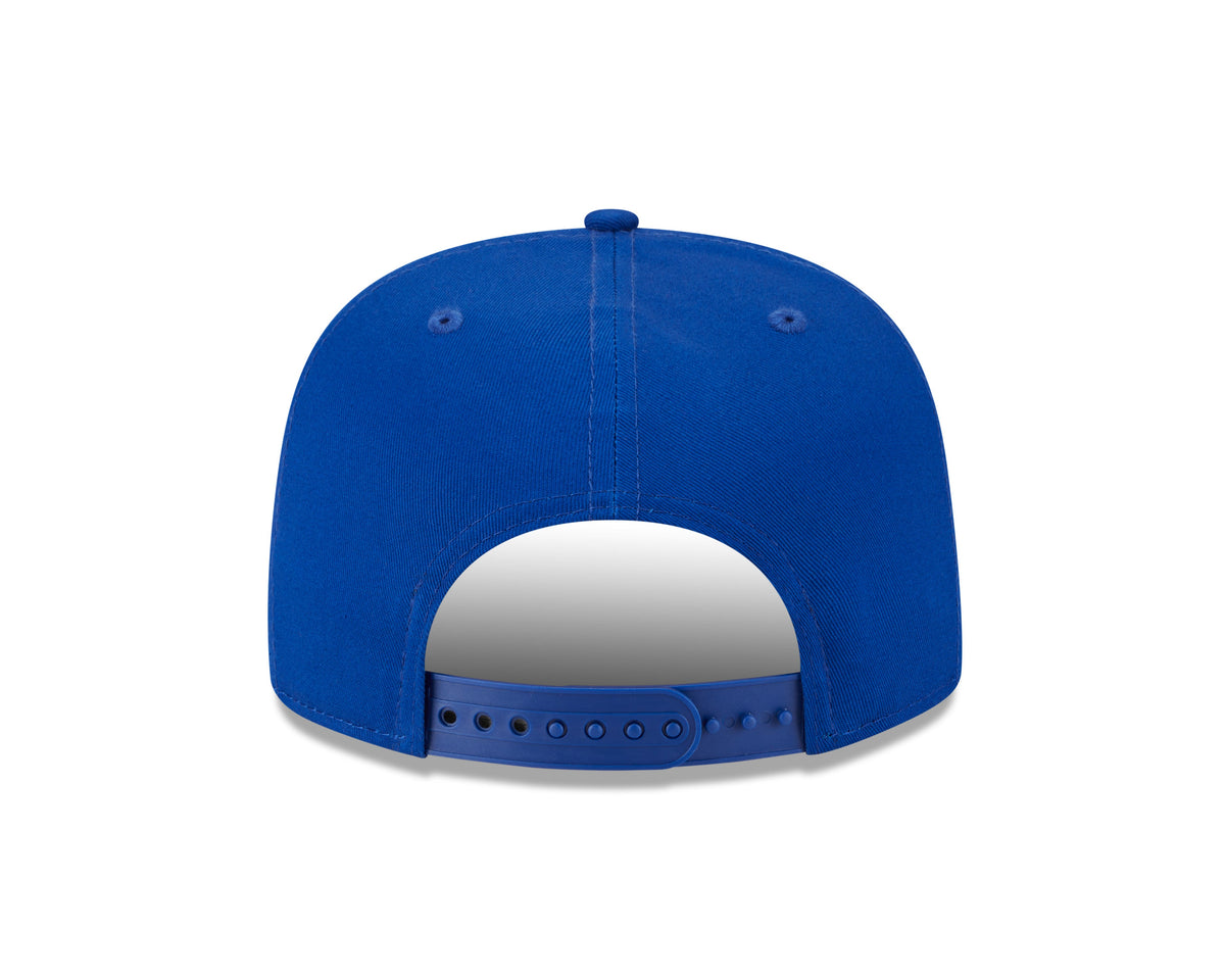 Chicago Cubs New Era Blue Team Text The Golfer Snapback Hat product image 6, provided for visual reference and product