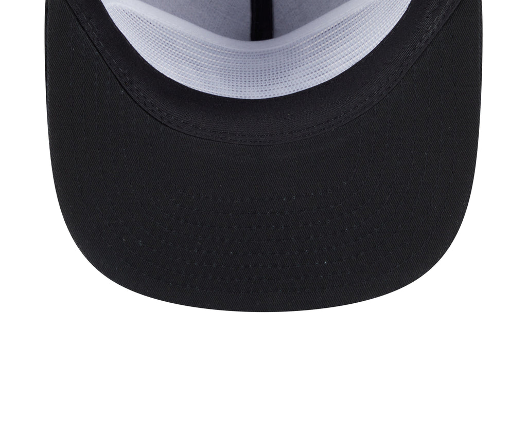 Chicago Bulls New Era Black Team Text The Golfer Snapback Hat product image 7, provided for visual reference and product