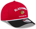 Chicago Blackhawks New Era Rope M-Crown 9FORTY Adjustable Hat product image 1, provided for visual reference and product