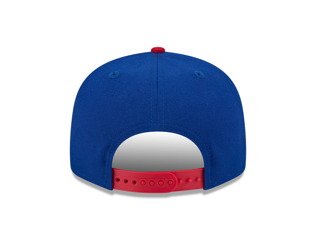 Chicago Cubs New Era 2 Tone Royal/Red Archive 9FIFTY Snapback Hat product image 6, provided for visual reference and product